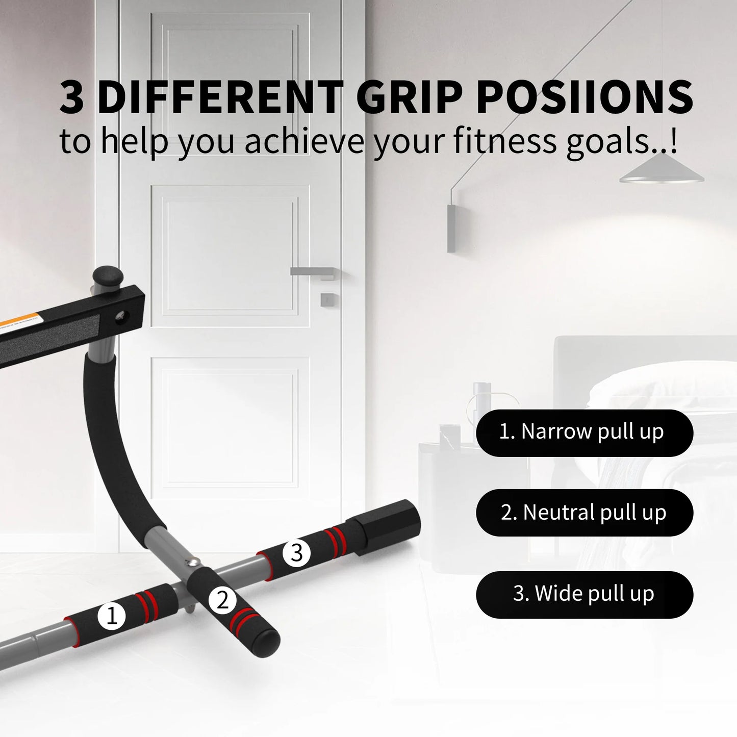 Adjustable Portable pull-up bar